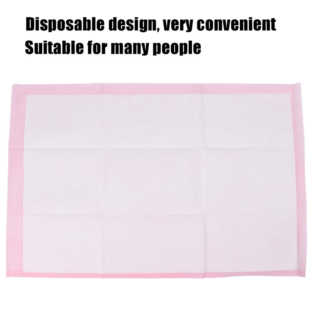 4ks Silné absorpční podložky Jednorázové prodyšné měkké podložky do postele pro dospělé těhotné ženy