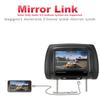 2Pcs 7" Touchscreen Car Headrest Monitor Back Seat MP5 Monitors with USB SD IR FM BT