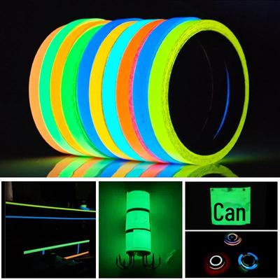 Autocollants antidérapants fluorescents phosphorescents pour escaliers, bricolage et panneaux d'avertissement