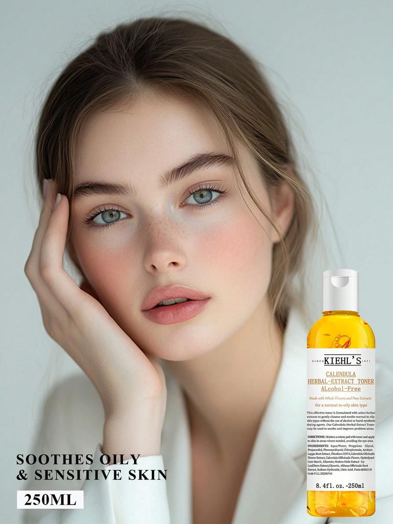 Kiehl's Calendula Herbal-Extract Toner (Alcohol-Free) - 8.45 fl.oz./250ml