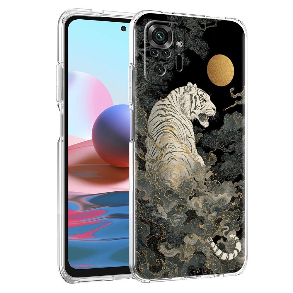 Phone Case For Xiaomi Redmi Note 15 14 5G 13 12 10 11 Pro Plus 4G 14C 13C 12C Soft TPU Cover Cool Animal Tiger Lion