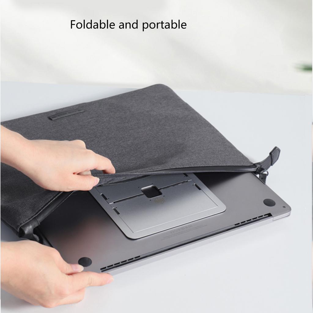Aluminium Laptopständer Unsichtbare Halterung Faltbar für Home Office Geeignet für Geräte bis 16 Zoll Halterung