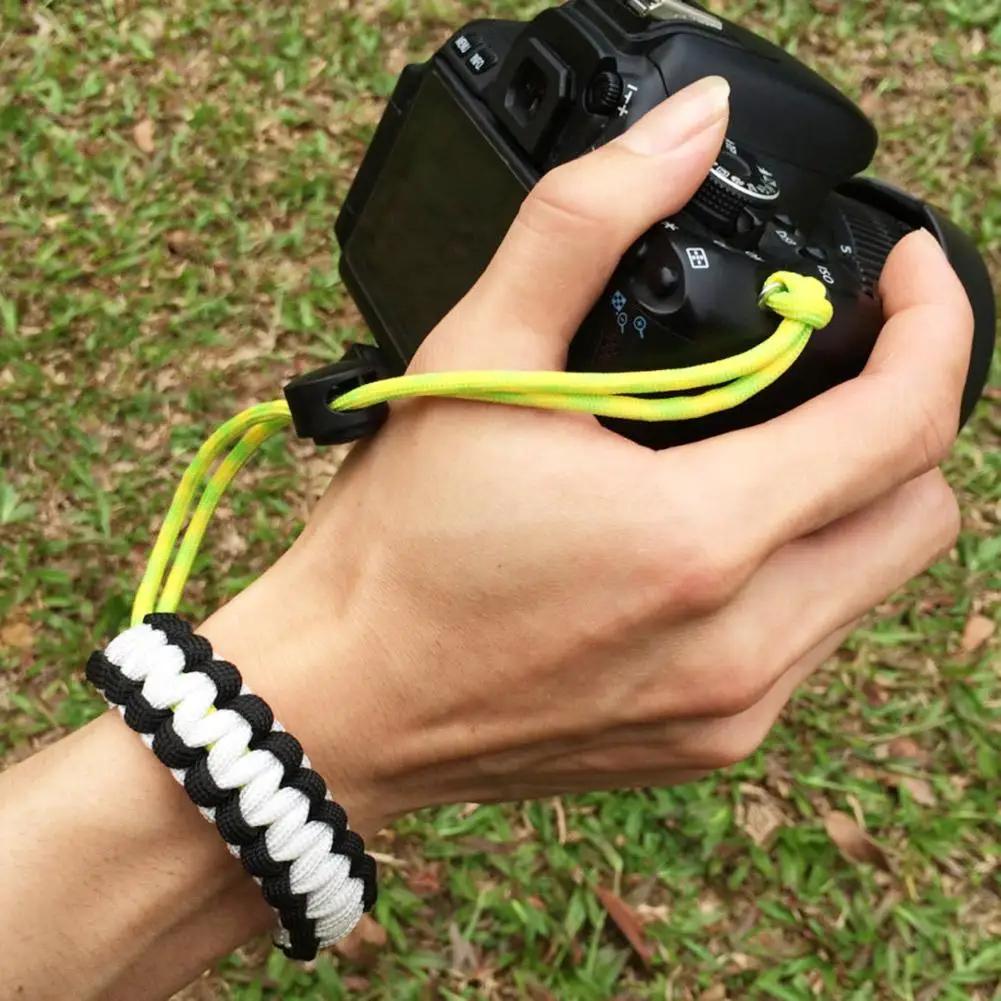 Braided Digital Camera Strap Camera Wrist Strap Hand Grip Wristband for Nikon Canon Sony Pentax Panasonic DSLR