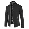 And Winter Men's Fashion Loose Cardigan Warm Lapel Hooded Jacket Sweater