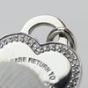 Used TIFFANY&Co. Necklace Return to heart tag K18 white gold/diamond 4.8g Accessories