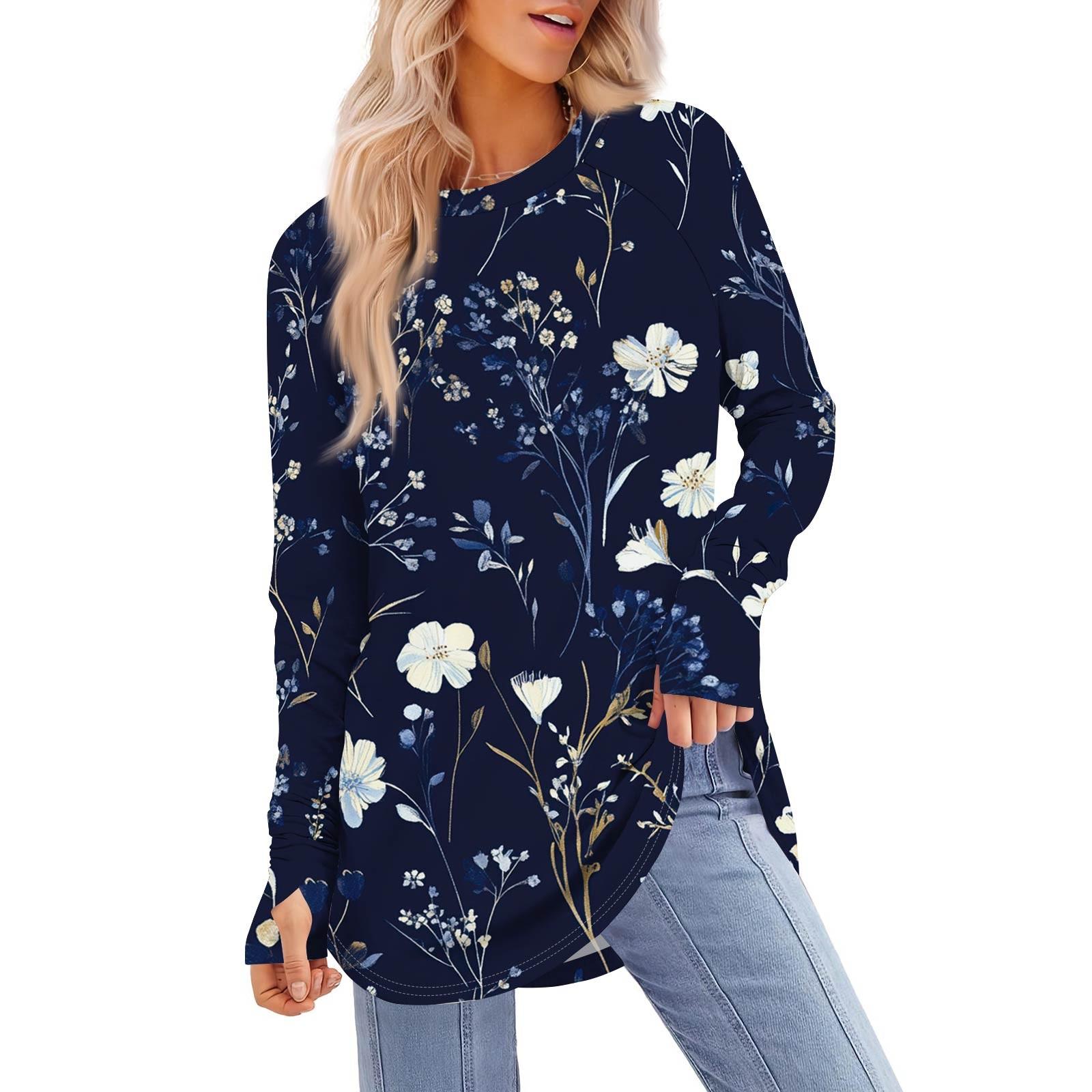 

Жіночий світшот великого розміру, светр із зображеннями, довгі рукави, круглі сорочки, топи, вінтажний одяг M