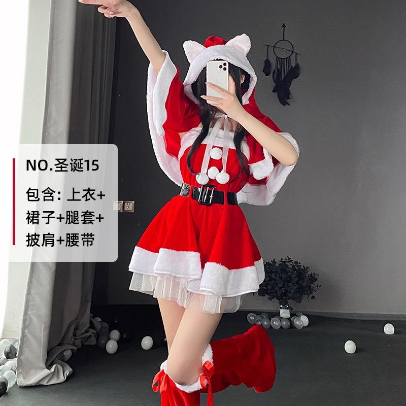 

Костюм Девушки-Кролика для Сцены, Сексуальный Белый Пух, Веселый Рождественский Костюм, Золотой Бархат average size