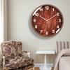 European Classic Luxury Art Deco Retro Vintage Plastic Quartz Analog Wall Clock for Home Decoration