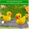 Mini Resin Ducks Tiny Duck Miniature Figures Bulk Little Duck Charms for Party, DIY Micro Landscape Decorations