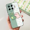 Für Tecno Spark 20 Pro+ KJ7 Hülle 2024 Süßes Herz Dinosaurier Cartoon Stoßfest Weiche Hülle Für Tecno Spark 20 Pro Plus Etui Funda