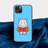 Cartoon Hippo telefondeksel for iPhone Samsung Galaxy Redmi Xiaomi Oppo OnePlus Note SA 7 8 9 10 11 12 13 14 20 21 22 23 53 54 Pro Max Plus Ultra