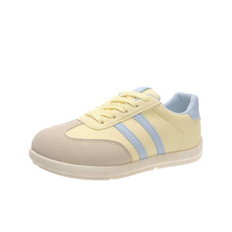 Versatile lace-up thick baseplate shoes women's spring niche fashion sports shoes casual retro