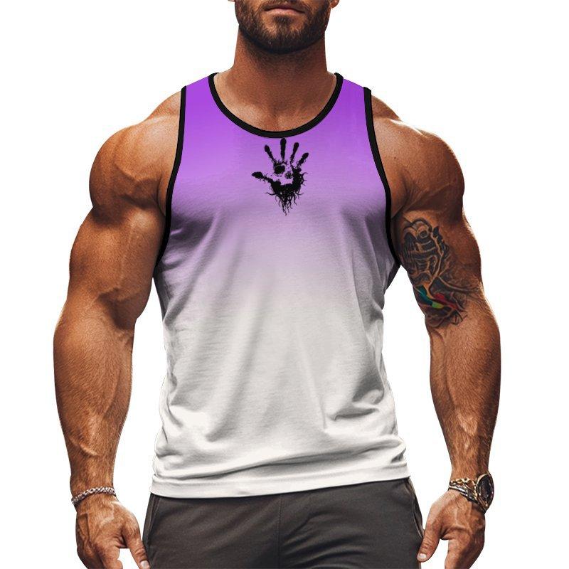 3D Printed Sports Vest Summer Men Y2k Sleeveless Men's Top Oversized Tank Fashion Streetwear T Shirt