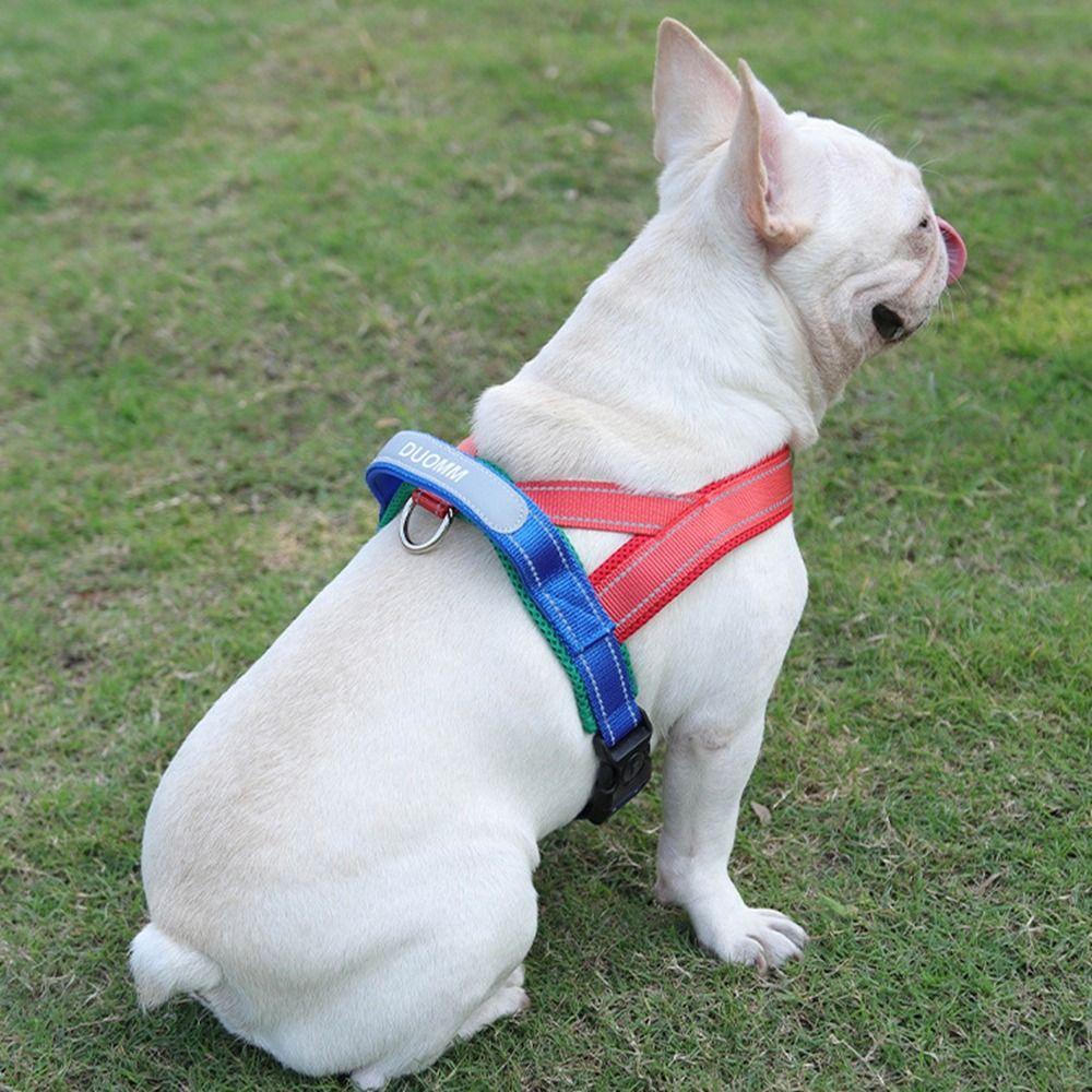 Comfortable Dog Chest Strap Reflective Pet Vest Fashion Dog Harness Vest  Outdoor Walking