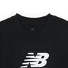 New Balance STacked Logo T shirT Black mT41502bk
