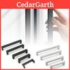 Satin Finish Drawer Handles For Wardrobes And Cabinets With Modern Minimalist Design