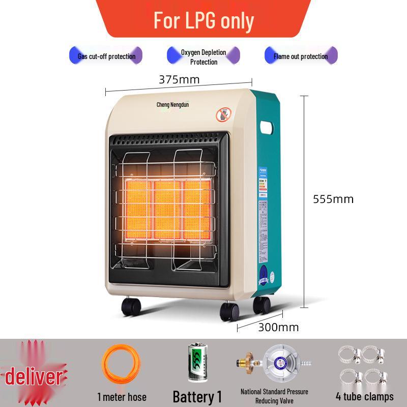 

Кімнатний Енергозберігаючий Швидкий Нагрів Натуральний та Зріджений Газ Нагрівач Плита