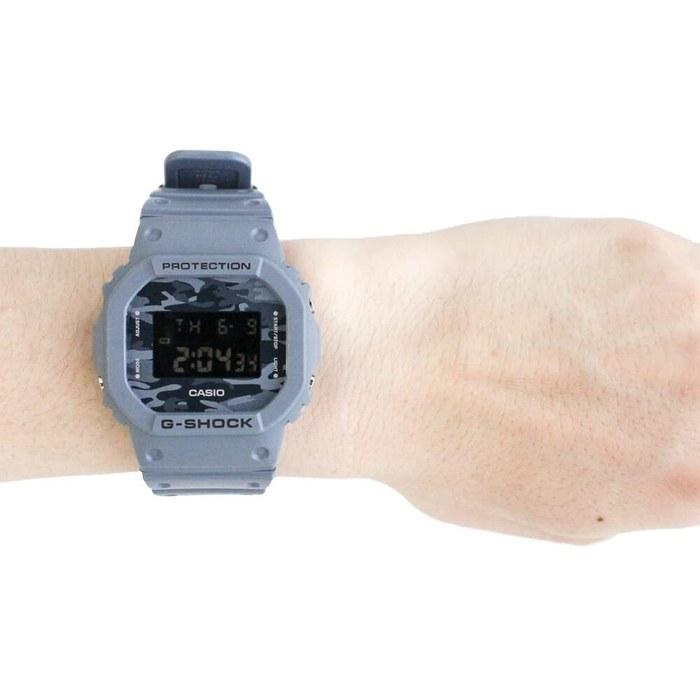 Casio G-Shock Dial Camo Utility Series Watch Men's Waterproof Camouflage Ice Gray DW-5600CA-2