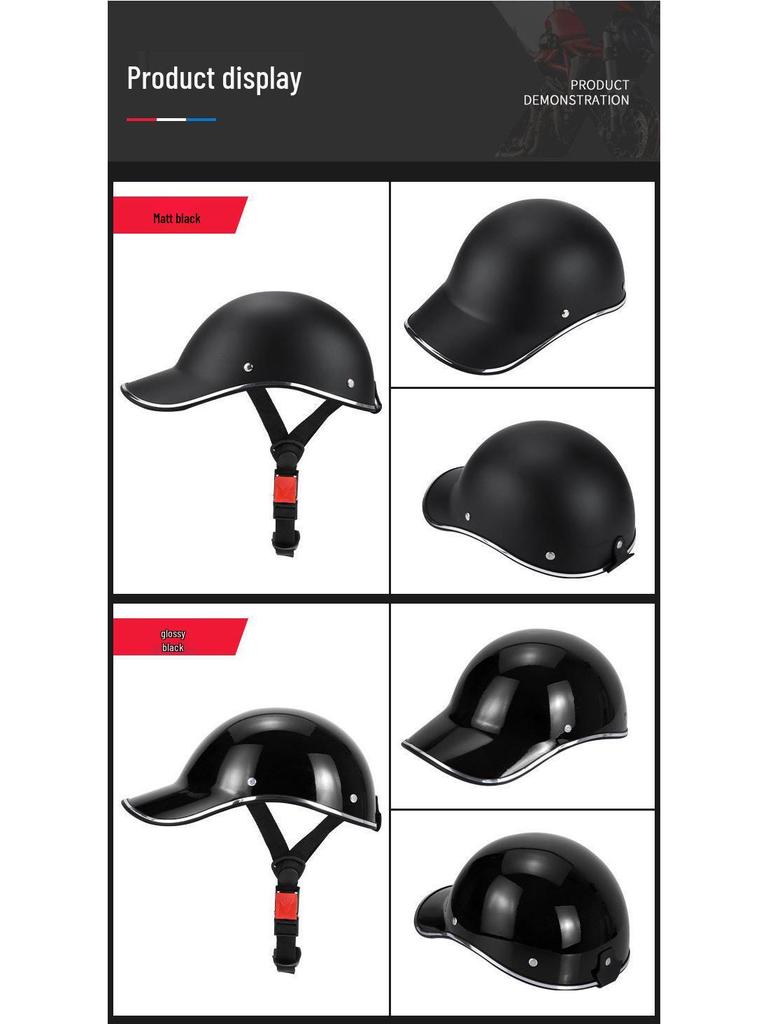 Sommer Leichter Entenschnabel Fahrradhelm für Herren & Damen - Atmungsaktiv, Stilvoll, Sonnenschutz Halbkappe