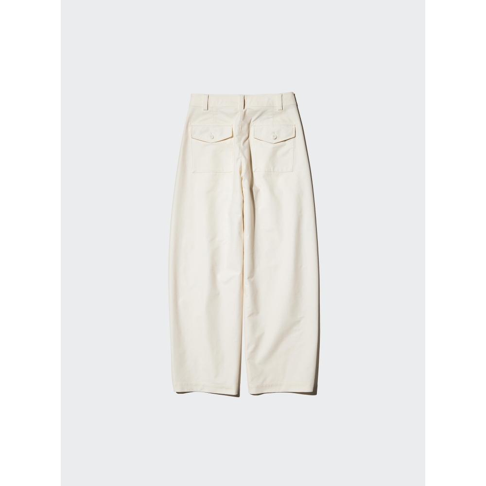 Uniqlo Low Rise Leg Pants  Leg Length 77 Cm  Long Length 