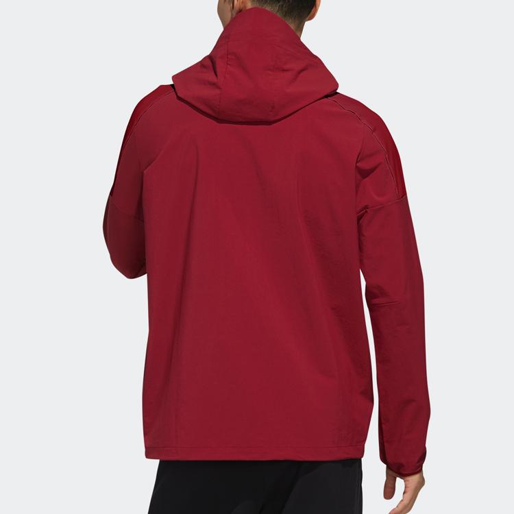 Adidas Sport Hoodie Men Tops Burgundy EH3779