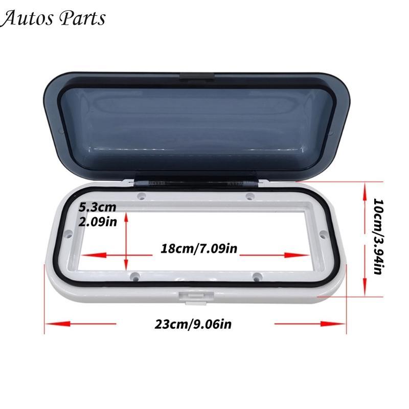 57BA Marine Grade Stereo Protectors Shield Door Design Spring Release Mechanism