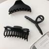 Small Black Claw Clip for Women - Hair Accessory for High Ponytail & Hairpin