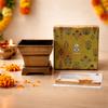 100% Pure Brass Havan Kund for Daily Pooja,Yagya & Agnihotra | Antique Finish with Vedic Shloka Engraving | Festival & Housewarming Gift Set