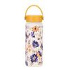 Stainless Steel Insulated Water Bottle 550ml Wide Mouth Portable Travel Mug With Handle Outdoor Gym Office