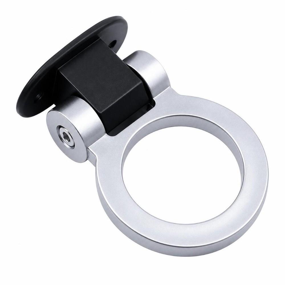 ABS Material Decoration Trailer Hooks Racing Ring Style Car Tow Hook Sticker Auto Decoration