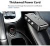 TR30 Car Cigarette Lighter Splitter: 3-Socket, 4-USB Ports, Independent Switches, QC3.0 Fast Charge, 120W, Voltage Display