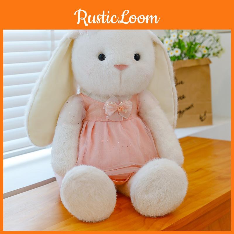 Giant Rabbit Plush Toy Bouquet With Pp Cotton Short Plush Kids Room Decor Doll
