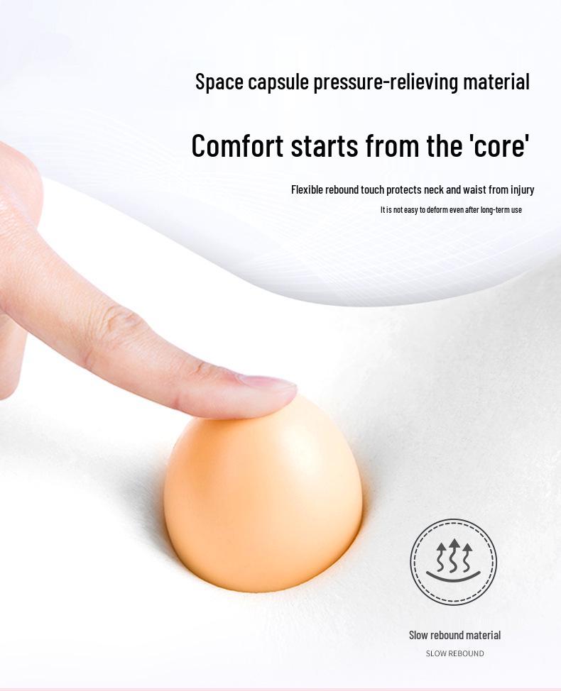 Podpórka lędźwiowa pod oparcie fotela samochodowego - Pianka z pamięcią kształtu, Uniwersalne dopasowanie na wszystkie pory roku