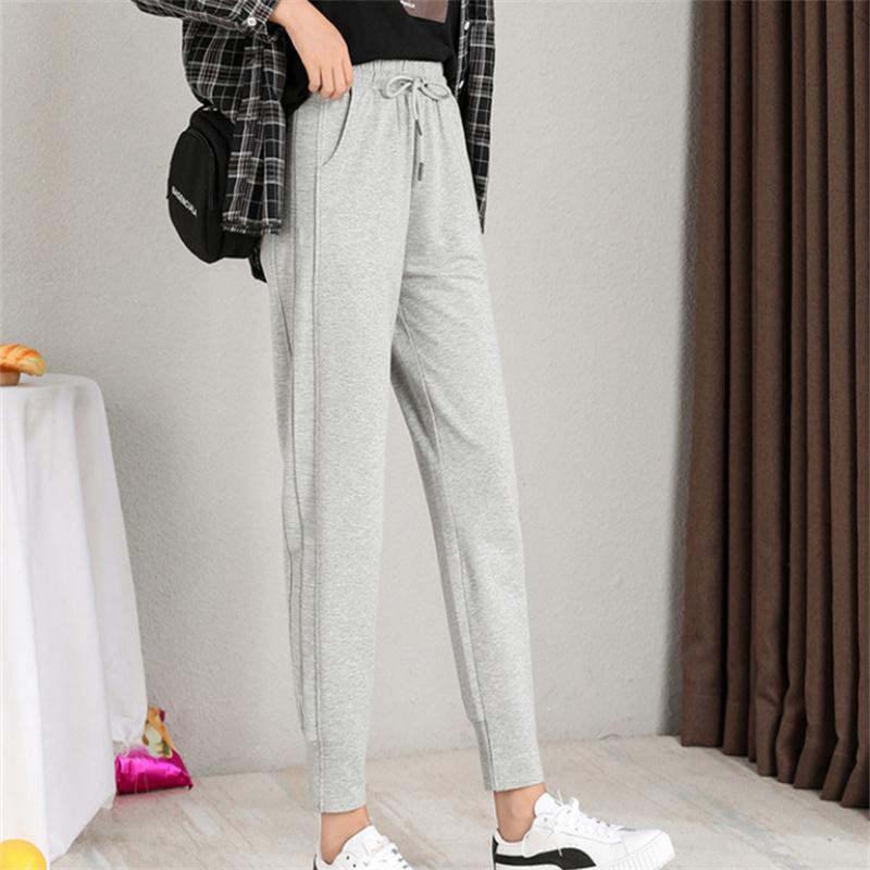 Frühling Herbst Mode lässige Trainingshose Frauen Jogger Frauen Schweiß Hosen abgeschnitten weibliche Hose Jogginghose Harajuku Streetwear