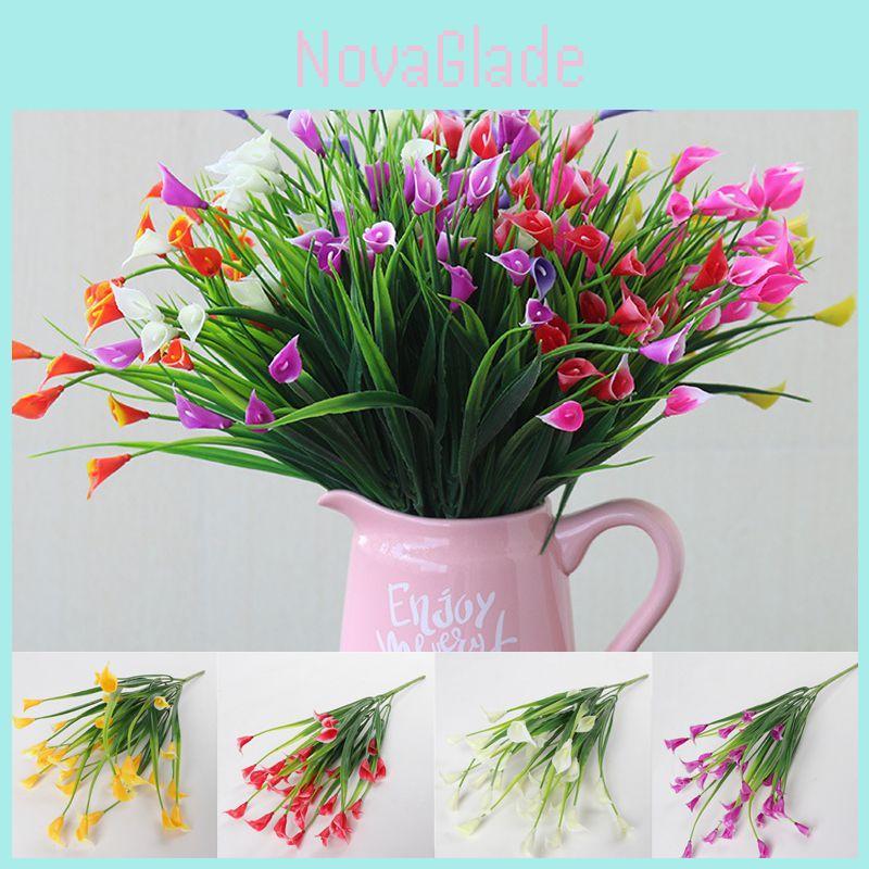 Gorgeous Artificial Calla Lily Arrangements Ideal For Chic Home Decor And Wedding Parties