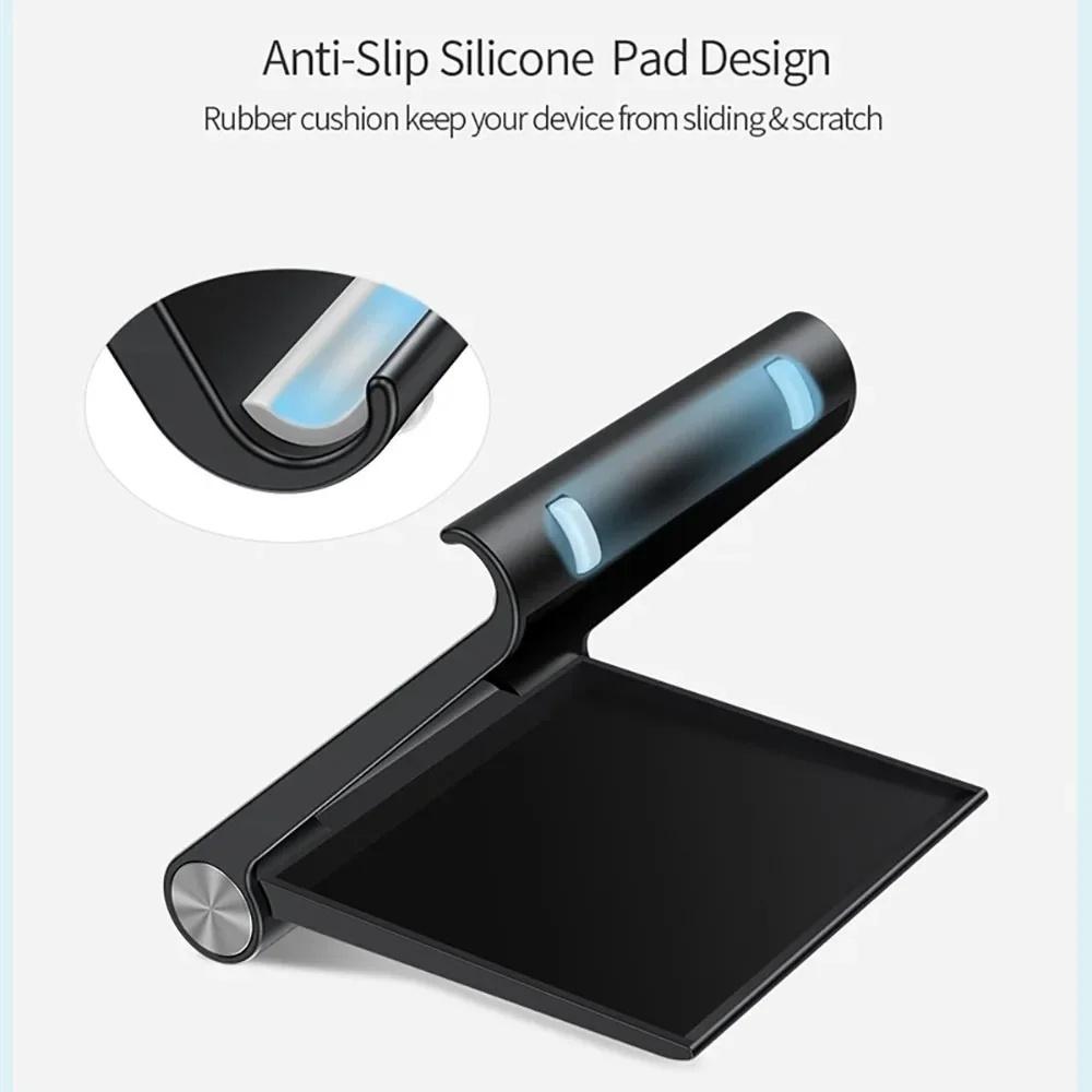 Adjustable Foldable Desktop Phone Tablet Stand Holder Universal Support for iPhone Samsung iPad 7.9 to 11 Inch Portable