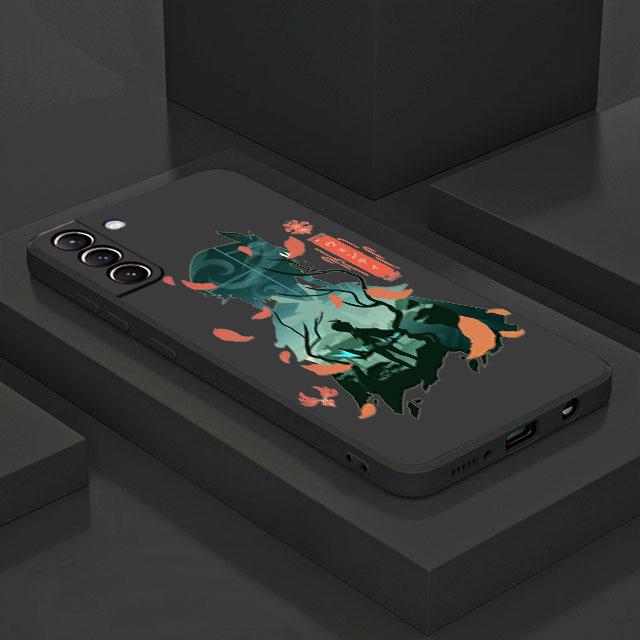

Милый чехол аниме Genshin Impact для Samsung Galaxy S20 S22 Ultra S21 FE S10 S9 Plus Note 20 10 Lite 9, мягкий чехол для телефона Samsung Note 8