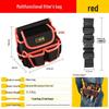 Portable Electrician Tool Belt: Sturdy, Multifunctional Waist Pouch for Construction Site Storage