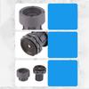 4PCS Grey Washing Machine Foot Pad PP + PVC Shockproof Pad Anti Vibration Pad  For Laundry Room
