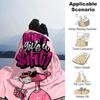 1pc Pink Panther Themed Printed Soft and Comfortable Home Blanket, Small Throw Blanket, Nap Blanket, Suitable As a Gift L049