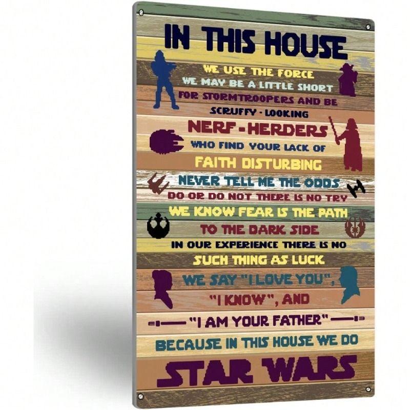 Vintage Metalen Blik Wandposter Bord 20x30cm