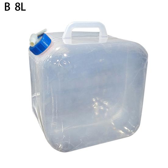 5L/8L/10L/15L/18L/20L Su Torbası Yüksek Kapasiteli Sızdırmaz Gıda Sınıfı PE Kendinden Sürüş Kamp Katlanır Su Torbası Dış Mekan Malzemeleri