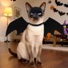 Halloween Cat Costume Bat Mask And Wings Set Creative Pet Clothes Interactive Holiday Outfit for Small Dogs Cats