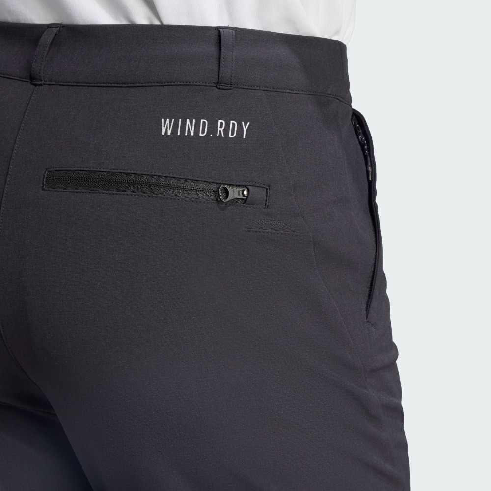 Adidas Travel Outdoor Series Windproof Breathable Casual Logo Knitted Sports Pants Women Pants Black JI5921