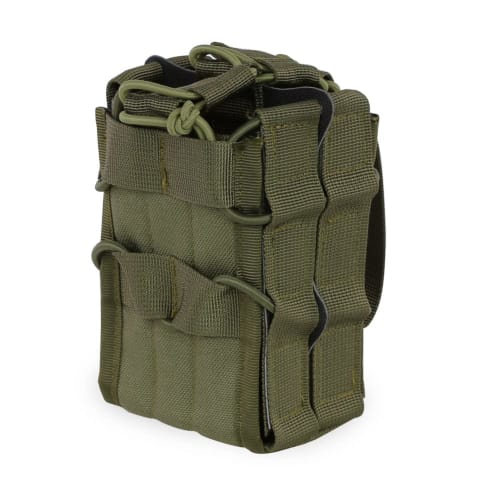 Large Capacity 5.56mm & 7.62mm Mag Pouch, MOLLE Compatible, Open Top, for Tactical, Military, and Airsoft