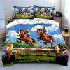 "Equestrian Jumping Set for Competitions" Kid's and Adults' Bedroom Decor, Exquisite Three-piece Bedding Set Gift