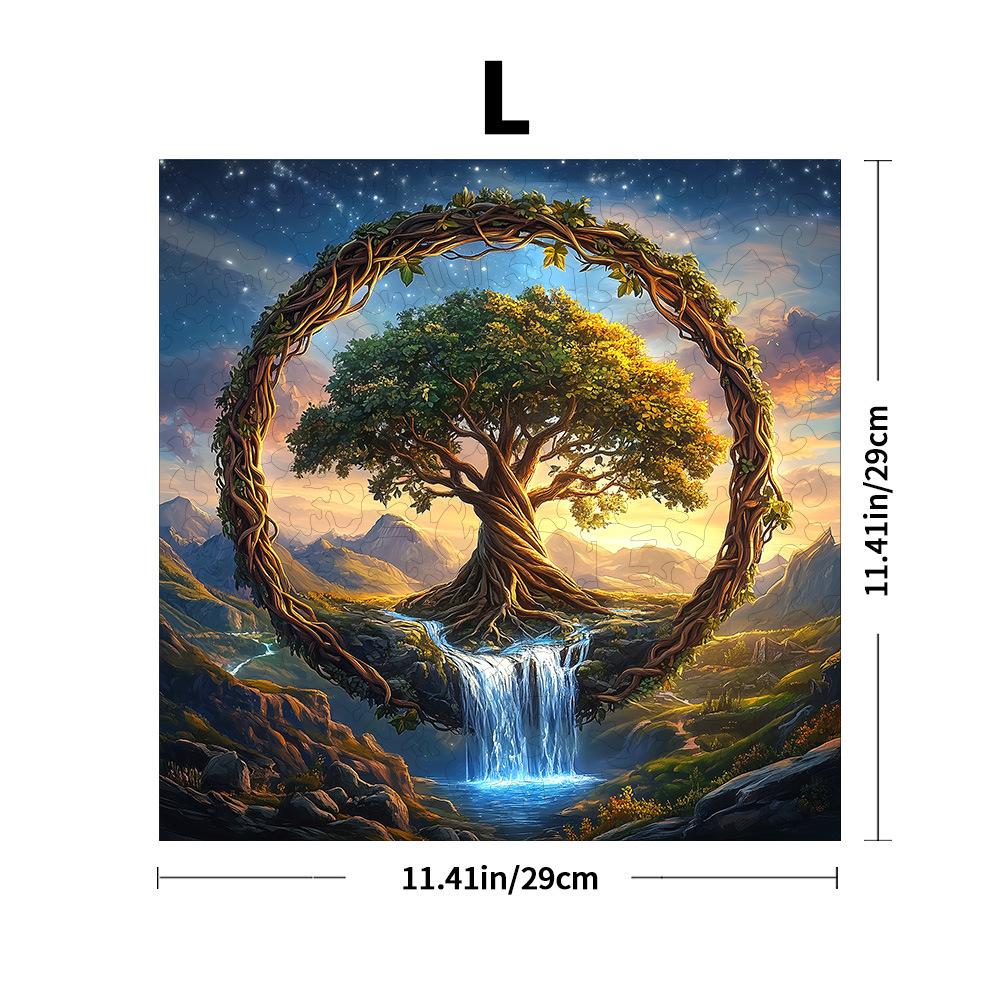 Elephant With Flowers Wooden Puzzle Irregular Small Animal Pieces Flat Wooden Puzzle