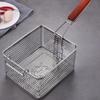 Stainless Steel Round Frying Basket & Colander