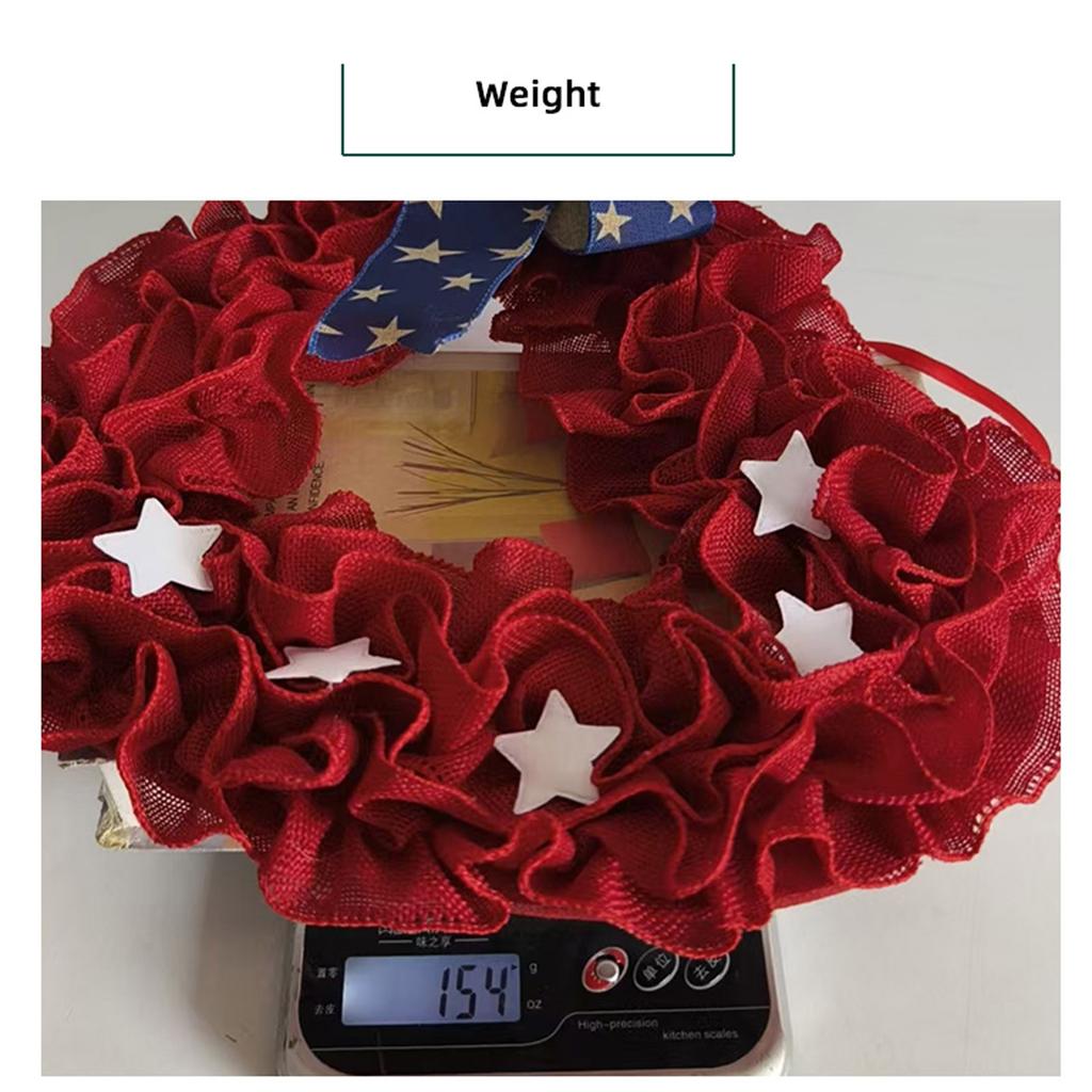 Exclusive For Independence Day In The United States | Exquisite Handmade Love Wreath, Celebrating  And Unity