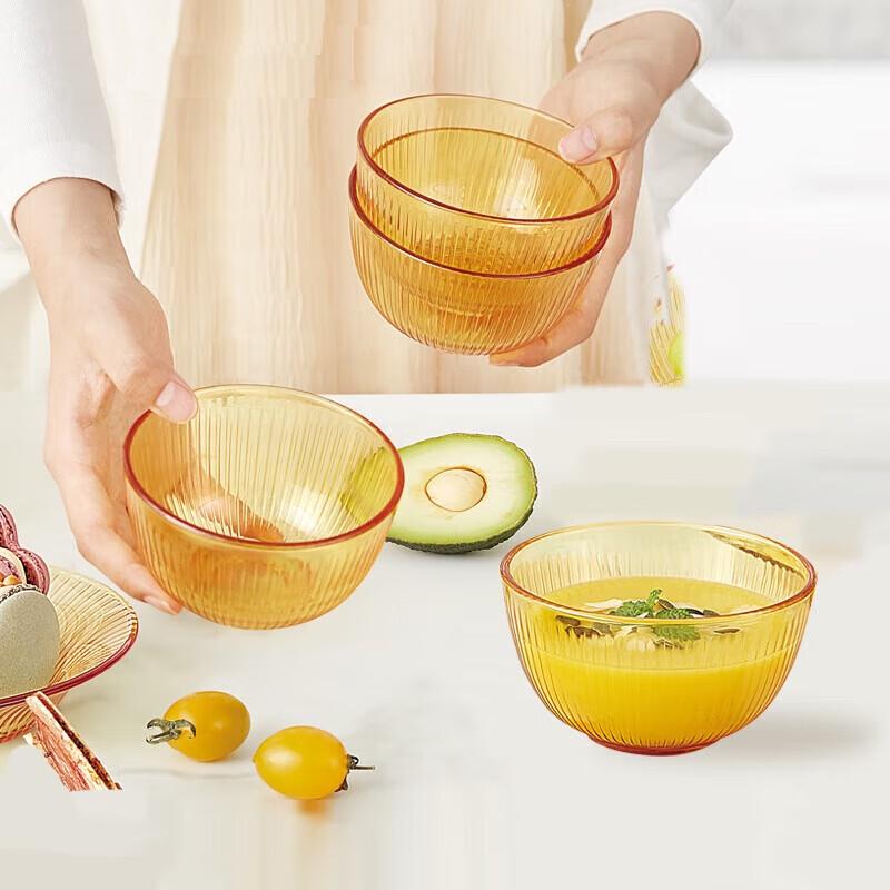 Набор мисок из янтарного стекла серии VISIONS Corning EKCO Crystal